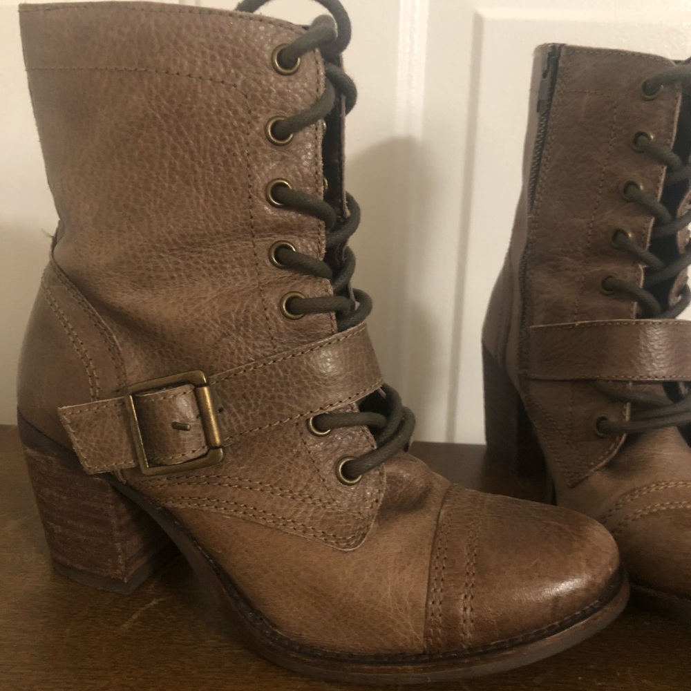 Steve Madden leather boots!